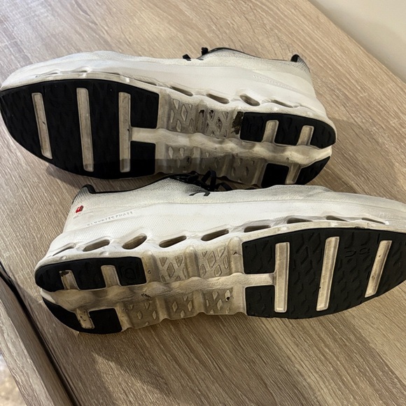 On Running Men's Black and White Athletic Shoes - Picture 3 of 7